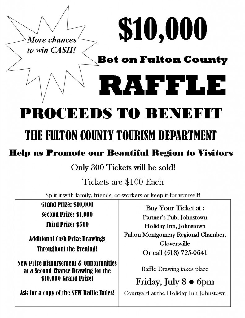 TICKETS ON SALE FOR 22ND ANNUAL $10,000 BET ON FULTON COUNTY RAFFLE ...